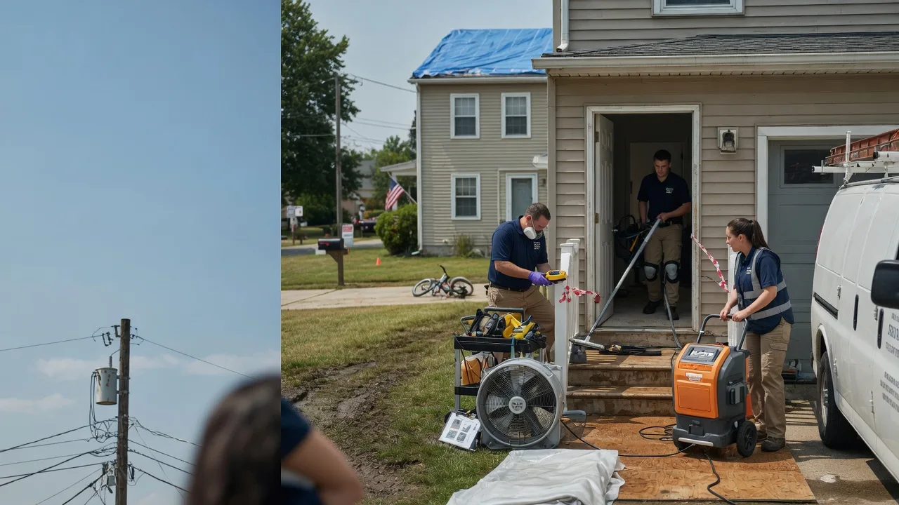 Water Damage Repair in Cornland, IL near me